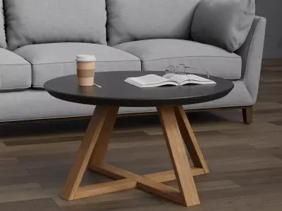 Coffee Table Free 3D model 8