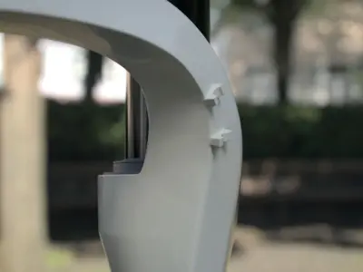 MTB Downhill Fork Suspension 3D model