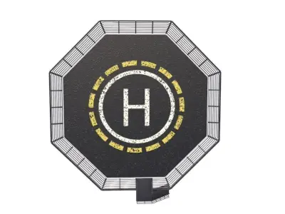 Heliport 3D model