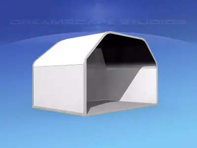 A2N Air Cargo Container Low-poly 3D model