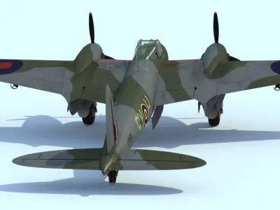De Havilland DH98 Mosquito F B MkVI 3D model