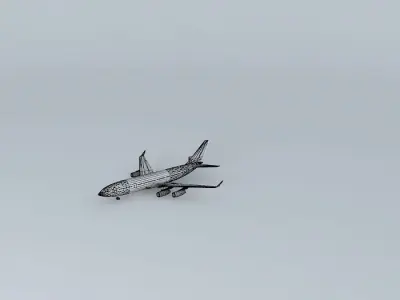 Template - Illyushin Il-96-300 Free 3D model