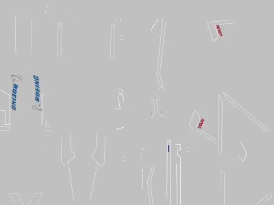 BOEING Black Project - The BIRD OF PREY - Low-poly 3D model