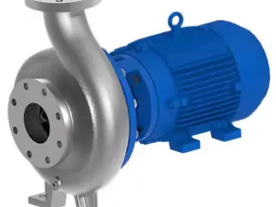 Rotech 1296 series ANSI Pumps 3inch by 2inch 3D model