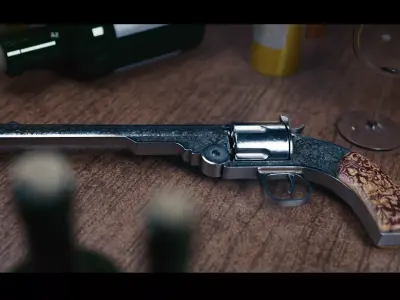 Revolver 8k 3D model