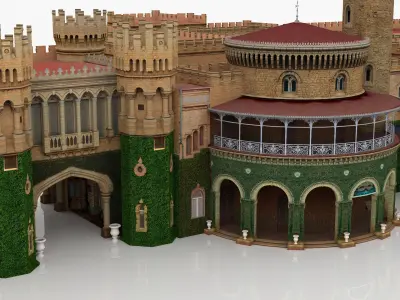 Bangalore Palace India 3D model