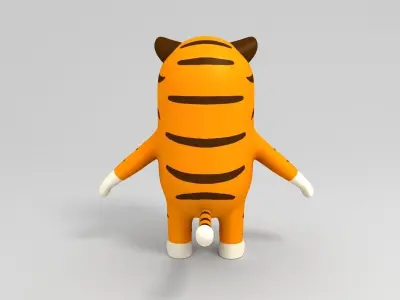Tiger Character 3D model