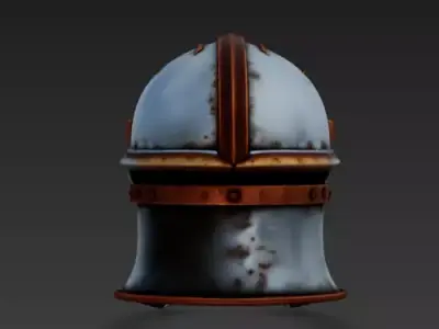 knight helmet Free 3D print model