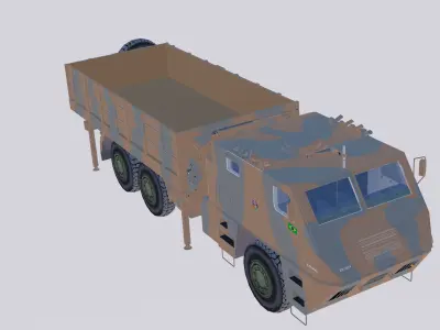 Avibras Astros II AV-RMD EB Low-poly 3D model