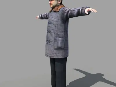 European Man 03 3D model