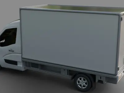 Nissan NV400 Box Van 3D model
