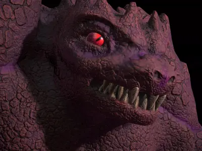 Monster humanoid creature Free low-poly 3D model