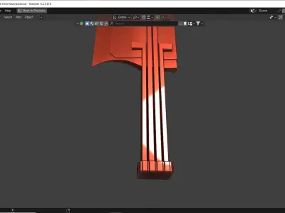 Battle Sword Free 3D model