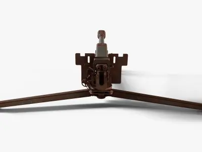 Rusted D-30-122mm-Howitzer 3D model