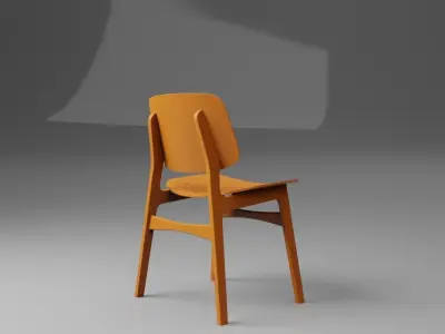 Plastic chair Free 3D model get