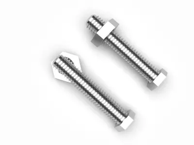 Bolts and Nuts 3D model