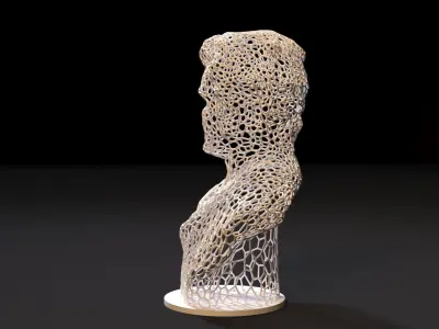 Mozart Bust 3D print model