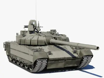 T-80BVM 3D model