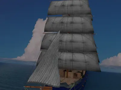 SS Southern Cross 3D model