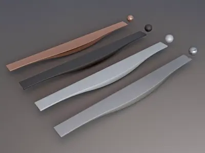 KITCHEN EDGE PROFILE HANDLE - 3DSMAX2021 VRAY 3D model