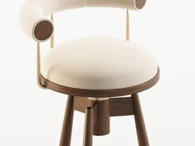 DYLAN BAR CHAIR 3D model