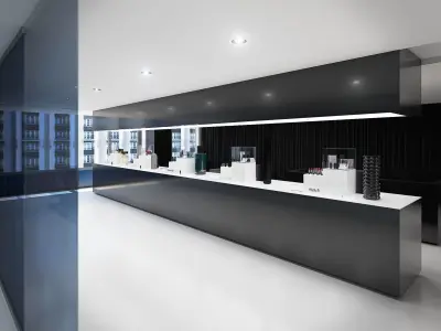 Cosmetics Skincare Beauty Store V1 3D model