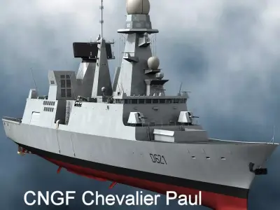 Horizon Class Frigate 3D model