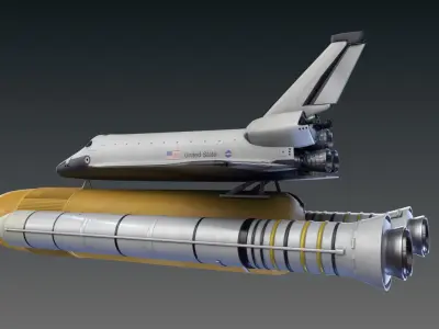 SPACE SHUTTLE discovery NASA 3D model