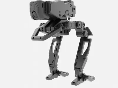 Robo-Tank 3D Print model robot 3D print model