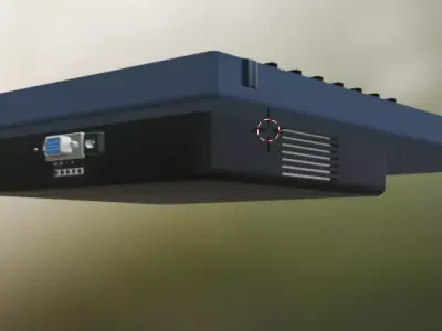 Airbus A320 MCDU Cockpit Unit 3D model