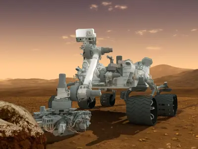 Mars Curiosity Rover Free 3D model