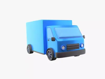 Pickup Van 3D model