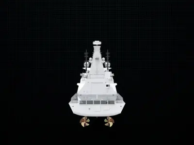 Frigate type 26 3D model