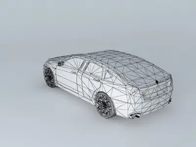 Presidential Car NEG Free 3D model