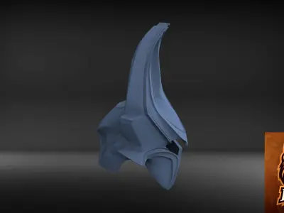 Heimdal Cosplay Helmet for 3d printing 3D model