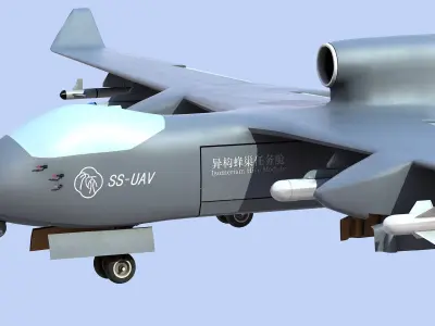 JiuTian SS-UAV 3D model