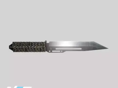Paracord Knife CS GO Knife Low-poly 3D model
