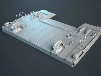 Nizh Ukrainian Reactive Armour High-Poly 3D model