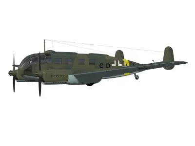 Siebel Si204D 3D model
