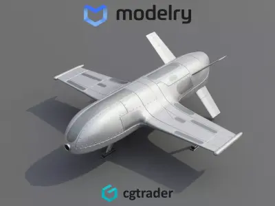 Military USV 3D model