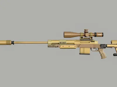 Haenel RS9 - G29 - Replice - LOW POLY Low-poly 3D model