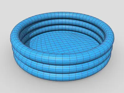 CC0 - Inflatable Pool Free low-poly 3D model