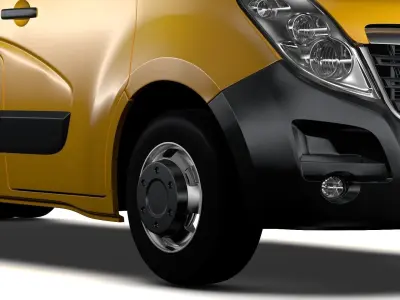 Opel Movano L4H2 Van 2016 3D model