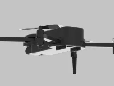 Drone with Camera for Adults Kids Low-poly 3D model