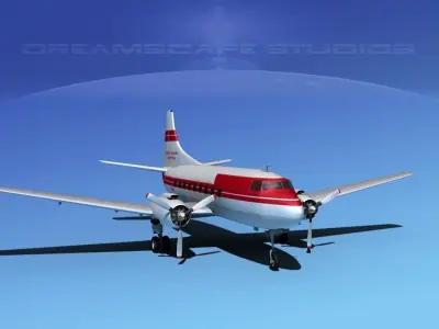 Martin 202 Executive 4 3D model