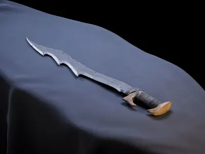 Sword - Goblin Low-poly 3D model