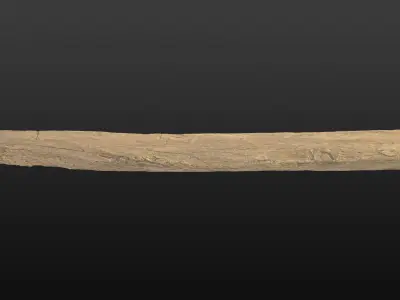 Wood Beam 07 3D model