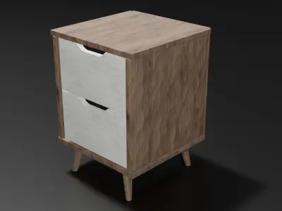 Small Bedside Free 3D model