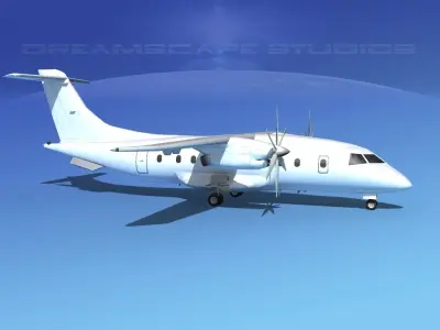 Dornier Do-328-130 Unmarked 1 3D model