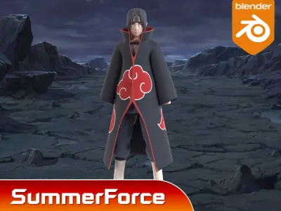 Itachi Uchiha - Naruto Shippuden 3D model